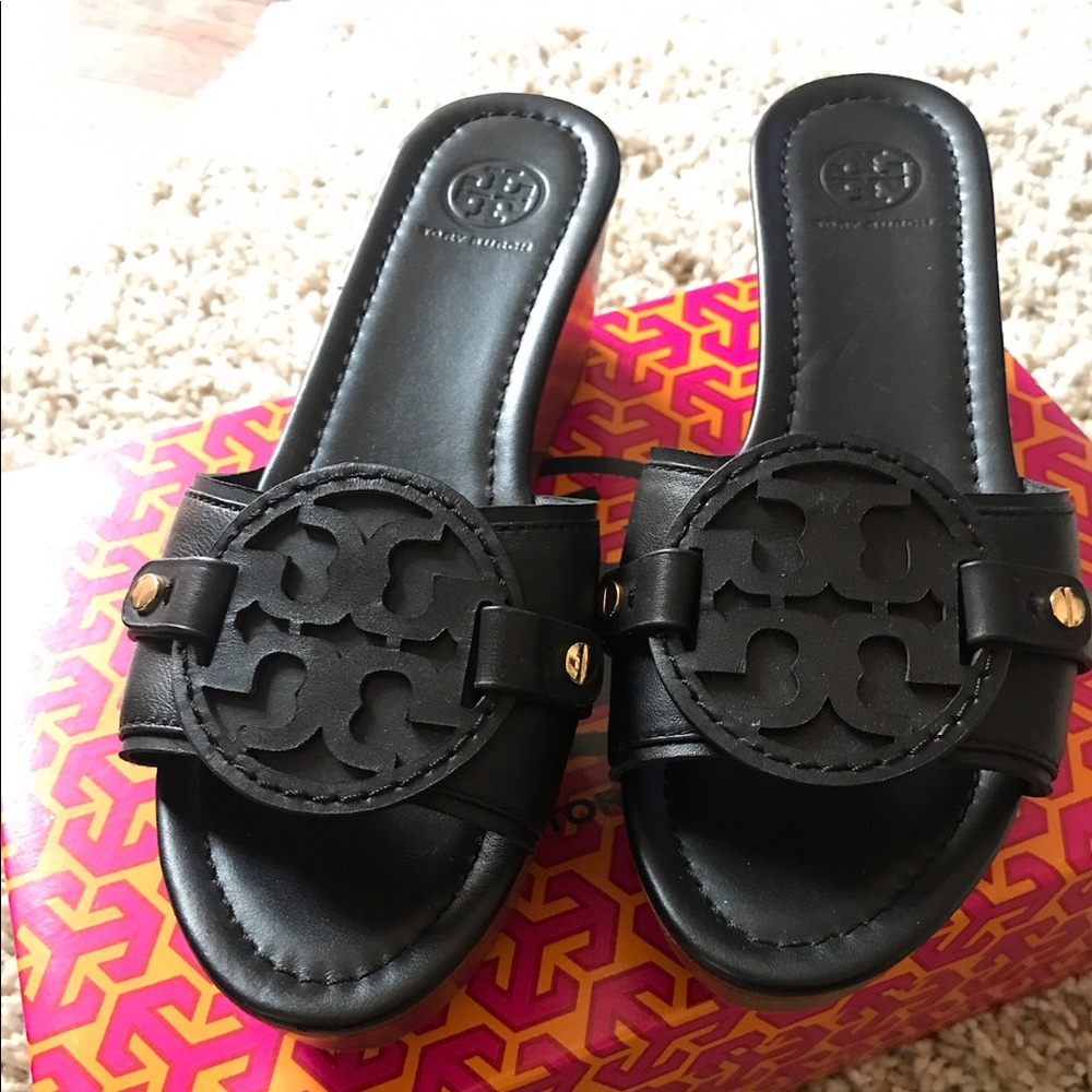 Black Tory Burch Wedge